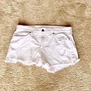 Joe jeans cute distressed shorts